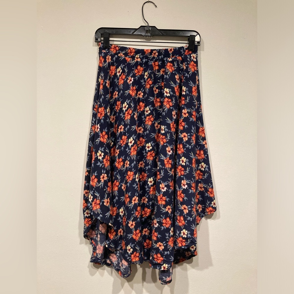 Hollister Floral Midi Skirt